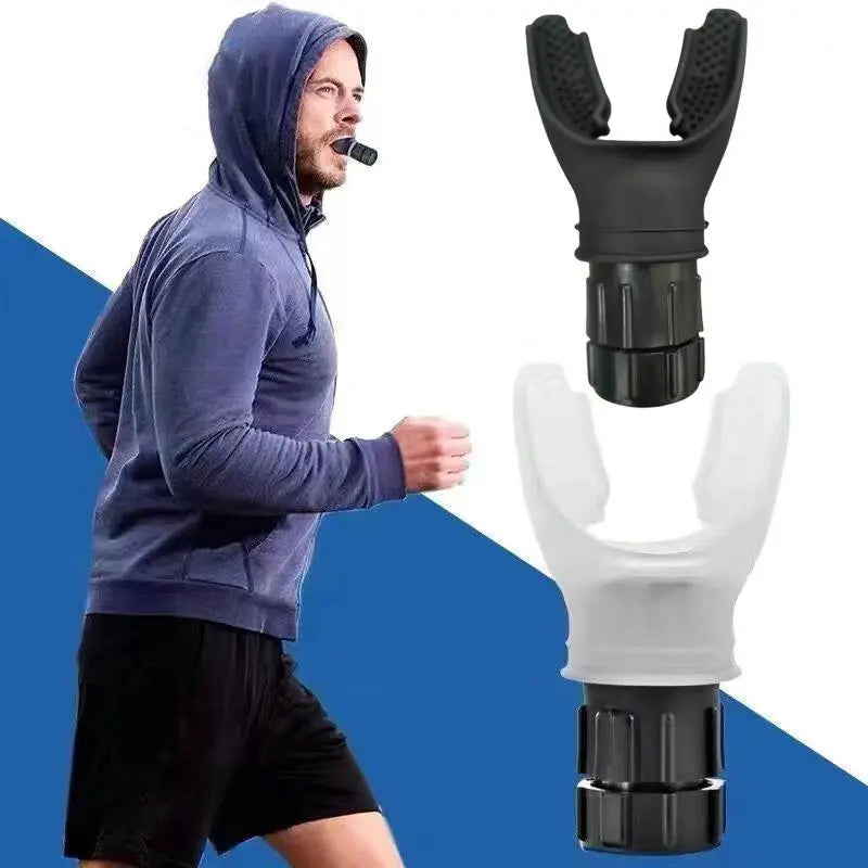 Breathing Exercise Device, Adjustable Respiratory Resistant, Portable Lung Capacity Abdominal Breathing Trainer Sports Accessories, Fitness Equipment, Home Training Equipment, Home Workout Equipment, Stomach Workout Equipment, Training Tool