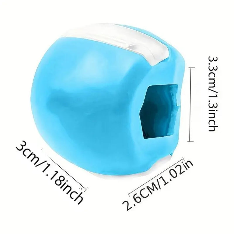 Sports Accessories Masseter Jaw Exerciser Chew Ball, Comfort Facial Masseter Ball, Jaw and Neck Muscle Exercise Ball for Men and Women, Workout Equipment, Gymtok, Jaw, Face and Neck Exerciser, Gym Accessories, Christmas Gift