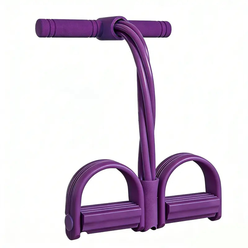 6-Tube Multi-Functional Resistance Band — a Home Fitness Training Device, Abdominal Workout Tool, Women’S Arm-Exercising Equipment, Ideal for At-Home Sit-Ups and Yoga; a Portable Resistance-Band Fitness Gear, Also a Convenient Father’S Day Gift.